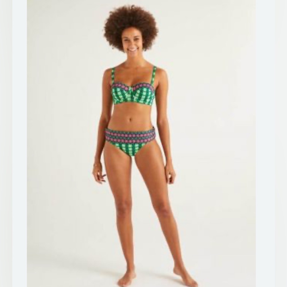 NWOT- Boden ‘Portofino’ Retro Inspired Hipster Floral Bikini